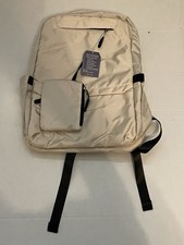 Casual Travel Backpack Polyester Tan