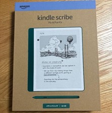 Amazon Kindle Scribe 64GB Notebook with Premium Pen 10.2" Display metallic jade