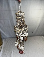 Nautical Seashell Hanging Wind Chime Shell Mobile, Bohemian Multicolor