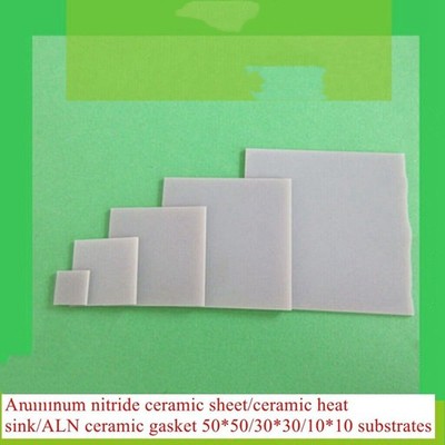 1Pc Aluminum Nitride Ceramic Sheet Heat Sink Pads ALN Ceramic Gasket