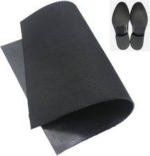 Rubber Sole Repair Pad 2.2mm Black Non-Slip Sheet for Shoes 37x28cm
