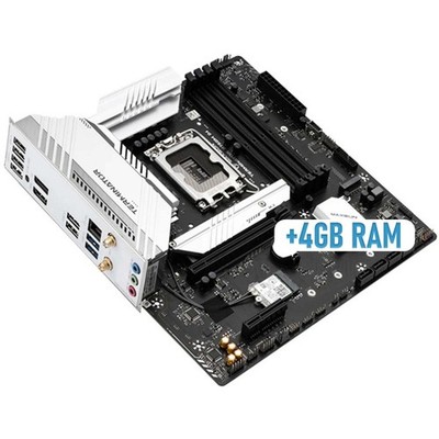 Motherboard M-ATX B760M DDR4 4GB RAM Core I5 CPU 12 13 Gen Gaming PCIe 4.0 PC