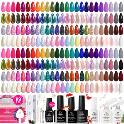 Beetles Gel Polish Beetles Nail Nook Gel Nail Polish Set - 119 Pcs 100 Colors