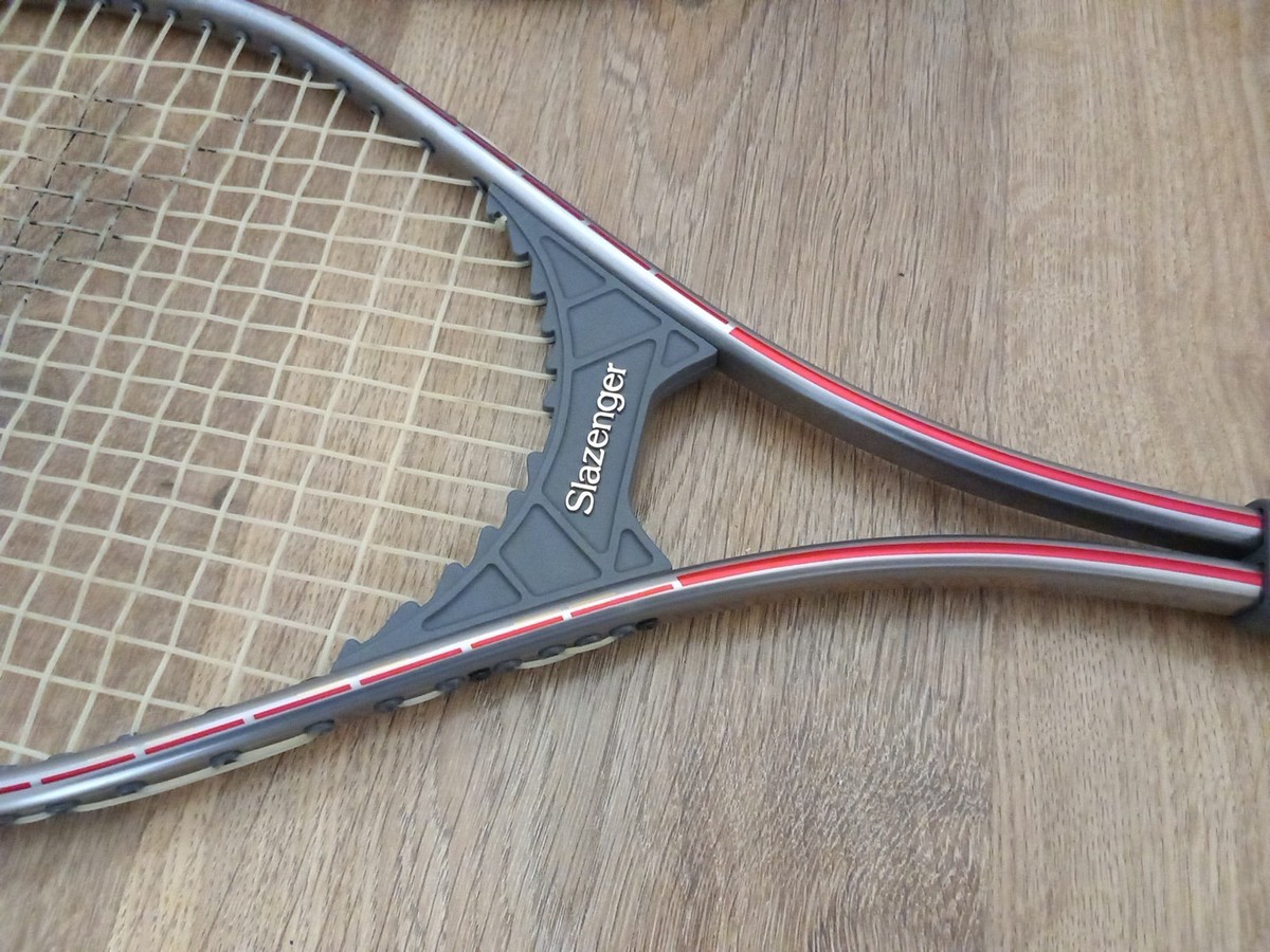 Vintage Slazenger Panther Power Tennis Racket- With Case Adults 27
