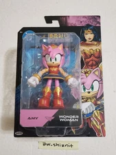 2025 DC x Sonic The Hedgehog AMY as WONDER WOMAN 5" Action Figure Jakks Pacific