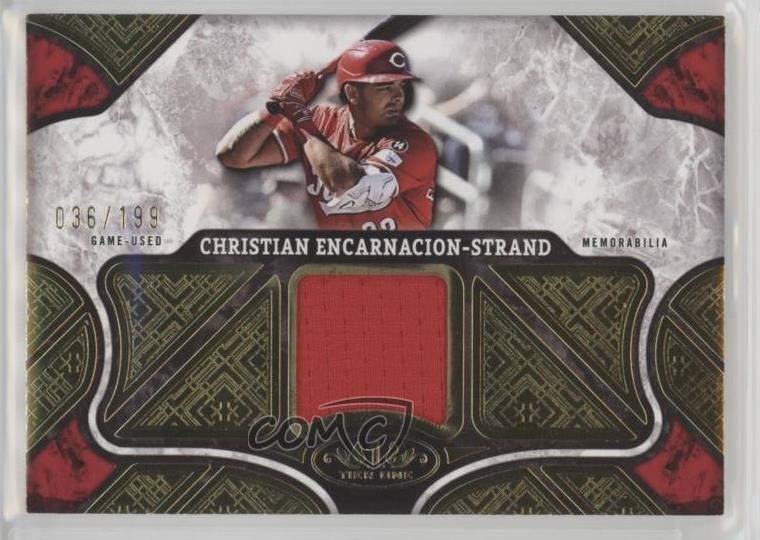 2025 Topps Tier One Relics 36/199 Christian Encarnacion-Strand #T1R-CE 04tw