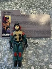 GI Joe Lift Ticket 1986 Vintage Action Figure COMPLETE With Orig Mic File Card B