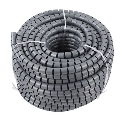 Spiral Cable Wrap PE Cord Sheath Flexible Wire Winding Tube Sleave Protector For