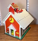 Vintage 1971 Fisher Price Little People Play Family School House + Accessories
