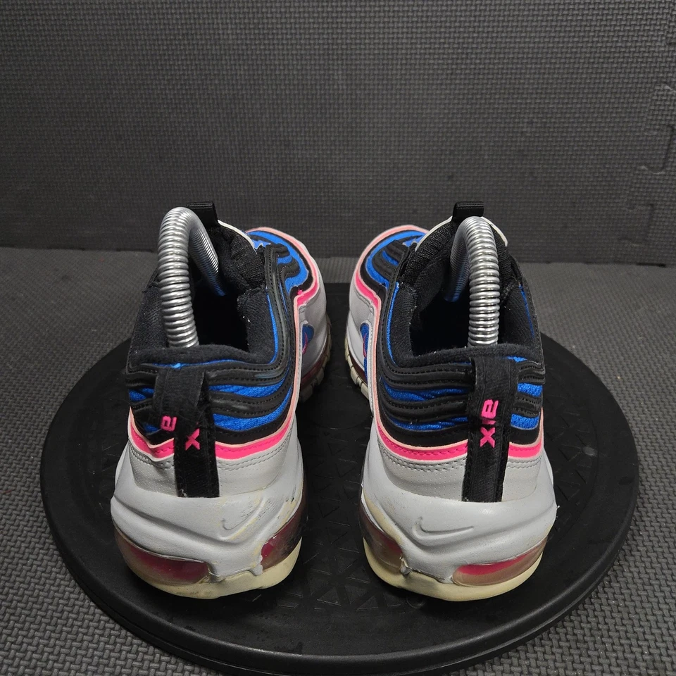 Nike Air Max 97 Zapatos Mujer Talla 7 Negro Juego Royal Hyper Pink GS 921522-012 Foto 4 de 4