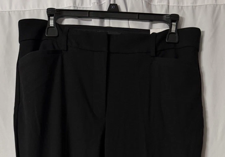 NWT Express Columnist Womens Black Barely Boot High Rise Pants Slacks Size 12R - Image 2 of 4