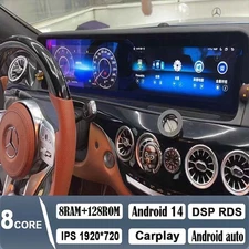 Dual Screen For Mercedes Benz S W221 2005-2013 Android Car Radio Digital Cluster