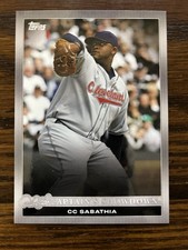 2022 Topps X Derek Jeter Call of the Captain CC Sabathia silver 59/99 Indians
