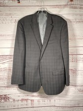 Sergio Valentino Gray Two Button Blazer Sports Coat - Size 46R
