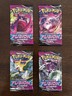 Pokémon Sword and Shield Fusion Strike 4x Booster Packs NEW SEALED TCG