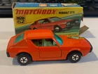 Vintage 1974 Matchbox Lesney Superfast No. 62 Red Renault 17 TL Racing 6 w/box