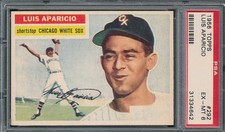 CENTERED PSA 6 LUIS APARICIO HOF RC ROOKIE 1956 TOPPS #292 GRADED HIGH-END TPHLC