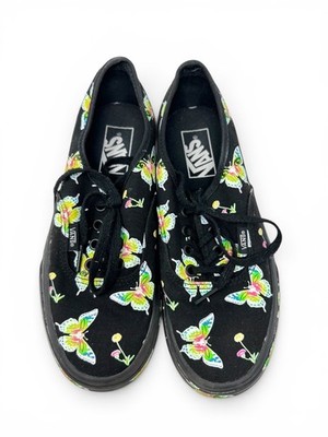 Vans Women s Stackform Morph Blackout Size 7 Glow in the Dark Butterflies