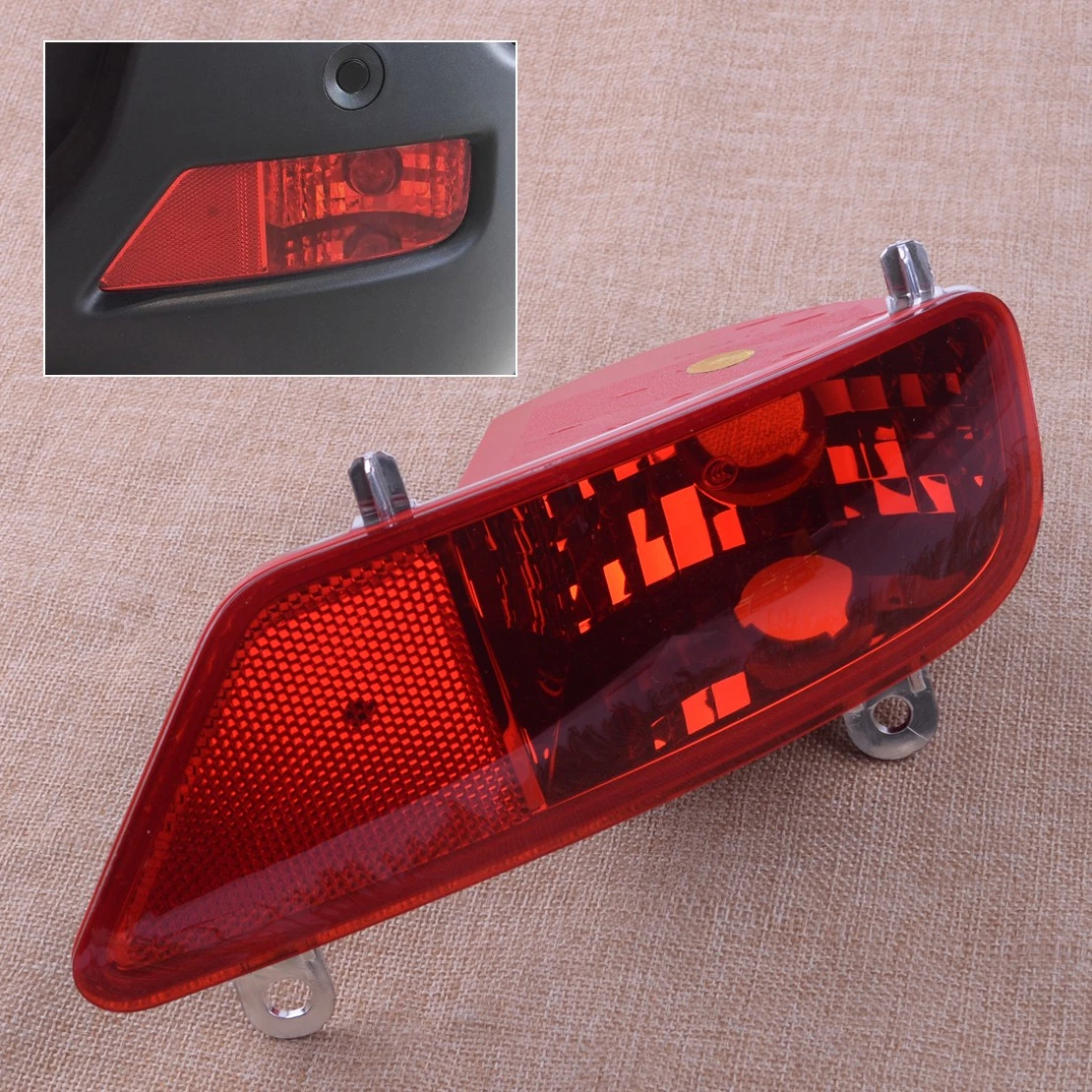 Soporte De Lámpara Antiniebla Trasera Para Peugeot 3008 Y 5008 (2009-2016) – Color Rojo, Lado Izquierdo