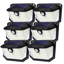 Solar Outdoor Lights, 230 LED with Motion Sensor and 3 Modes, IP65 Waterproof...