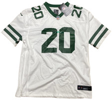 Nike Youth XL X-Large (18/20) Breece Hall #20 New York Jets White Game Jersey