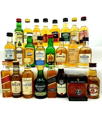  Scotch / Irish  Whisky Adventskalender 24 x 50 ml Original Whiskey Miniaturen