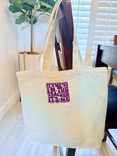 Custom Embroidered Canvas Tote Bag with Its M...