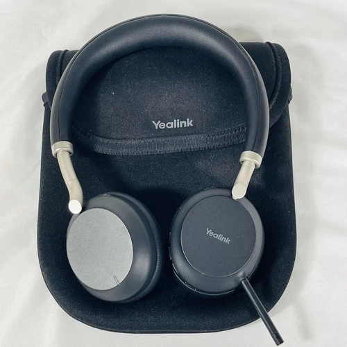 Yealink BH72 Lite Bluetooth Wireless Headset with USB-C Charger - Gently Used