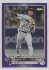 2022 Topps Chrome Update Purple Refractor Sergio Alcantara #USC162 0g76
