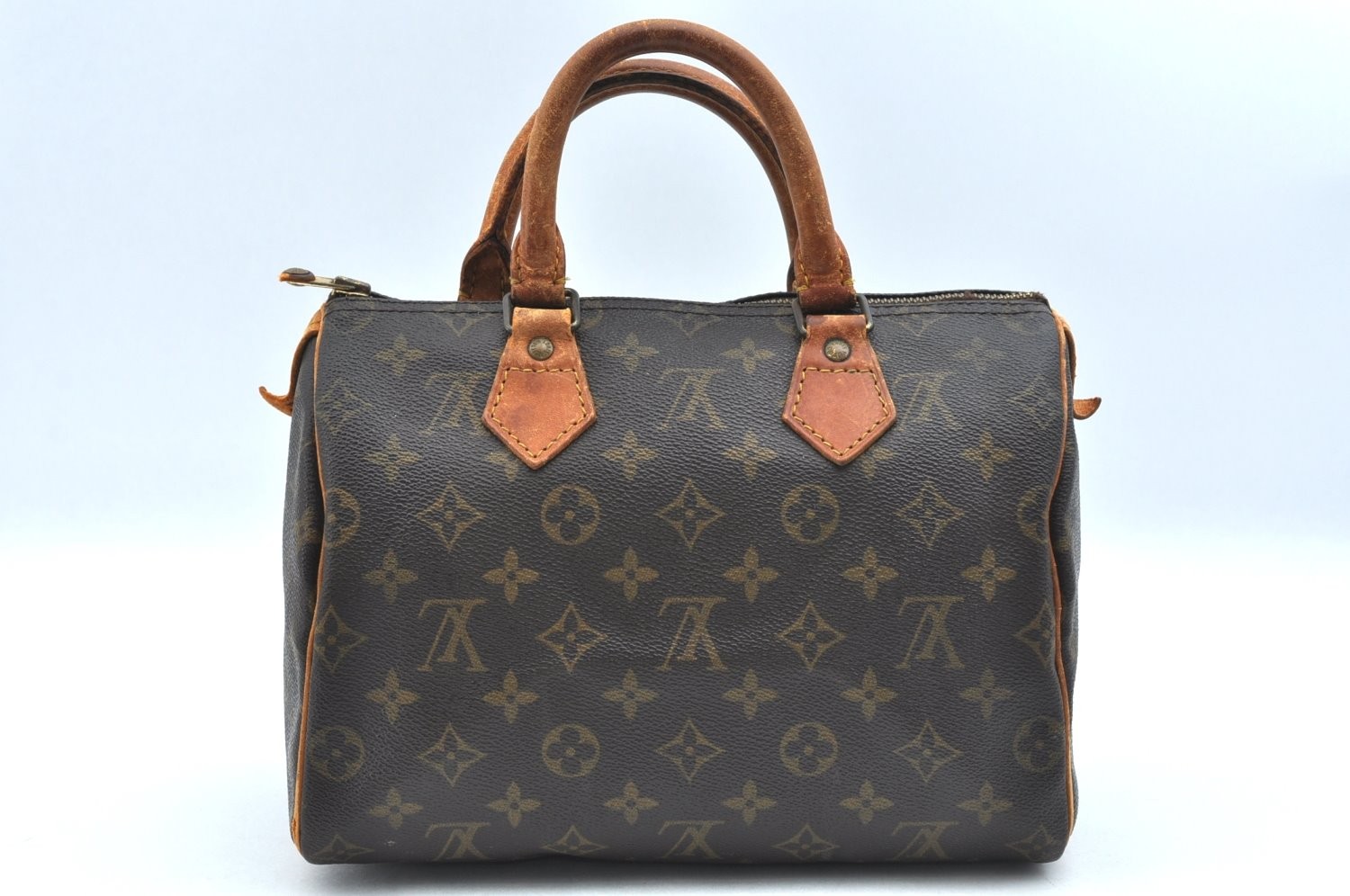 Authentic Louis Vuitton Monogram Speedy 25 Boston Hand Bag M41528 LV Junk 2232N