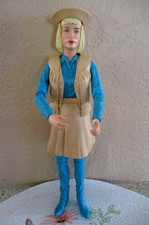 Vintage Marx Toys Jane West Doll "Cowgirl Action Figure" Johnny West Cowboy VGC