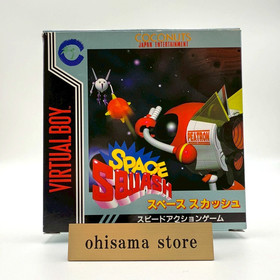 SPACE SQUASH Game Virtual Boy Nintendo Box Manual Used Made in Japan