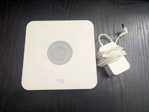 Ring Base Station Alarm Hub White Wi-Fi Z-Wave Plus Alexa Smart Home Security