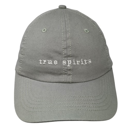 True Spirits Slideback Hat Green One Size Adjustable Embroidered H&M