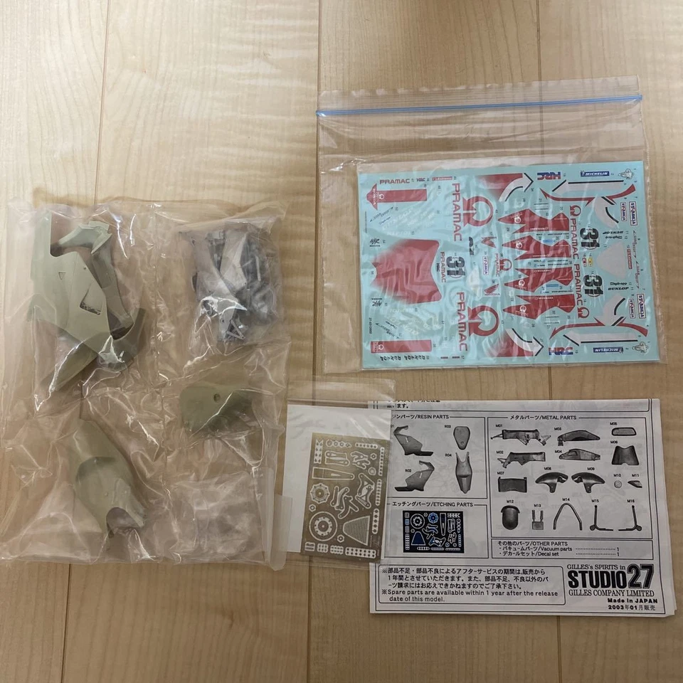 New Rare STUDIO27 1/12 2002 NSR500 #31 Tetsuya Harada PRAMAC Trans Kit Rossi - Image 3 of 4
