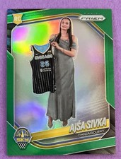 Ajsa Sivka 2025 Panini Prizm WNBA GREEN PRIZM Rookie Card #85 CHICAGO SKY