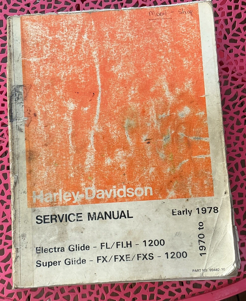 Harley-Davidson サービスマニュアル 1970-1978 Harley-Davidson 1978 Repair Motorcycle Manuals and Literature for