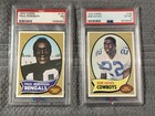 1970 Topps Football PSA Graded. Paul Robinson #137, Cincinnati Bengals.