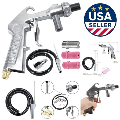 #ad #ad Versatile Sandblaster Gun with Lightweight Design and Nozzles for Quick Cleaning $83.99