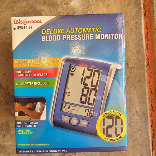 Walgreens HoMedics Ultra-Deluxe Blood Pressure Monitor Kit w/ AC Adapter BPA-440