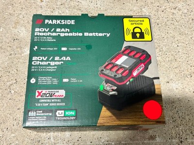 PARKSIDE  PAP 20 B1 20 V Akku 2 Ah und Ladegerät 2,4 Ah PLG 20 C1
