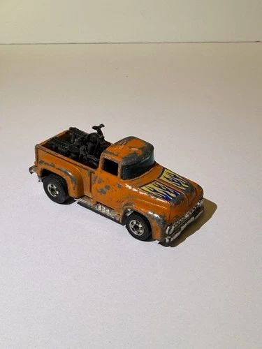 Hot Wheels Redline '56 Hitail Hauler Pickup Truck Orange 1973 Hong Kong
