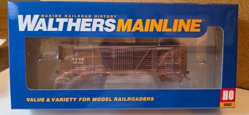 Ferrocarril Santa Fe 40' madera stock car 27164 Walthers 910-41504 escala HO | Condition: New