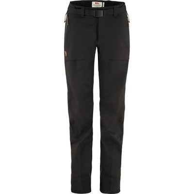 Damen Fjällräven Keb Eco-Shell Hose Schwarz Medium