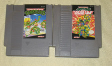 Teenage Mutant Ninja Turtles 1 & 2 for NES .Authentic. Clean/Tested Nintendo