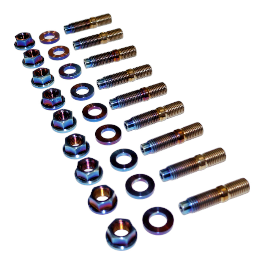 Titanium Exhaust Manifold Studs for Lamborghini Diablo Countach 4.0L V12
