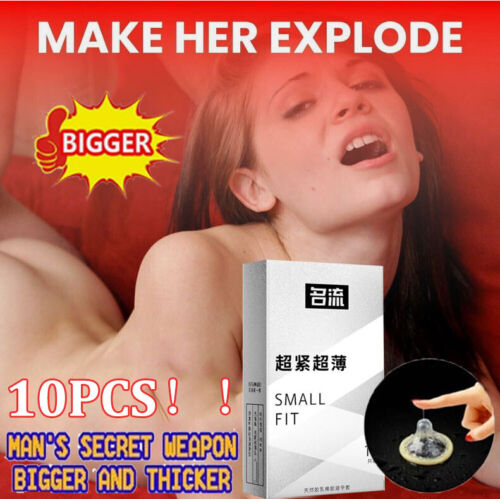 10PCS Small Size Ultra Thin Latex Condom for Men Sex Products Tight Condoms 45mm