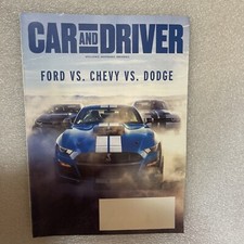 Car and Driver Magazine March 2020 Ford vs Chevy vs Dodge etc