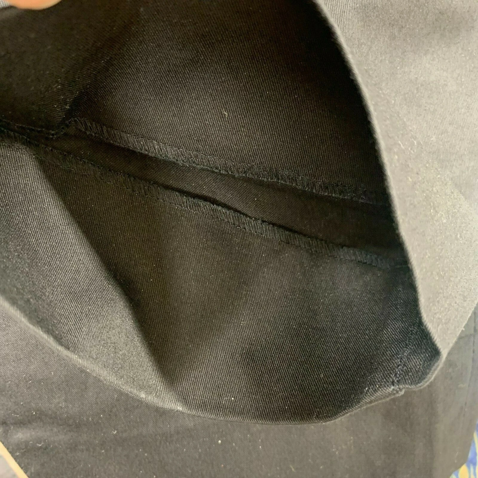 MIU MIU Pantalone Abito Donna Taglia 42 (33x25) Piatto Nero Cotone Elasticizzato Capri