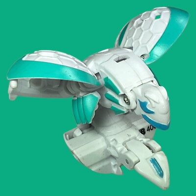 Bakugan Armored Alliance Spin Master White Haos Barbetra B400 Anime Bakugan Toy